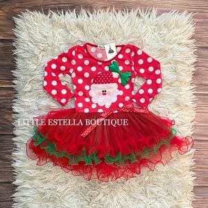 COPY - Girls Christmas Santa Tulle Dress